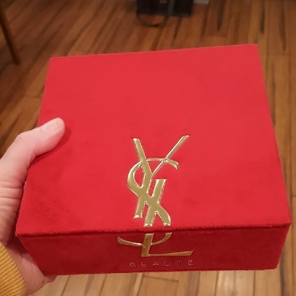 Yves Saint Laurent Red Box with Gold Accents - Picture 2 of 4